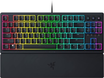 Razer Ornata V3 Tenkeyless laidinė mechaninė žaidimų klaviatūra su RGB LED ap&scaron;vietimu &ndash; US klavi&scaron;ų i&scaron;dėstymas