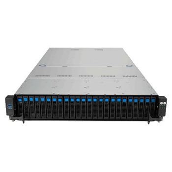 ASUS RS521A-E12-RS24U Socket SP5 Stovas (2U) Juoda, Sidabras