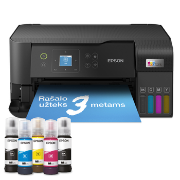 Epson EcoTank L3560 Multifunctional Inkjet Colour printer | A4 | Wi-Fi | Black