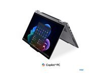 Lenovo ThinkPad X1 2-in-1 G11 Intel | Grey | 14 " | OLED | Touchscreen | 2.8K | 2880 x 1800 pixels | Intel Core Ultra X7 | 368H | 64 GB | Soldered LPDDR5X | Solid-state drive capacity 1000 GB | Intel Arc B390 GPU | Windows 11 Pro | 802.11be | Bluetooth version 5.4 | 4G/5G upgradable | Keyboard language English | Keyboard backlit | Warranty 36 month(s) | Battery warranty 12 month(s)