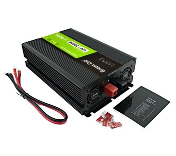 GREEN CELL power inverter 12V-230V 2000W/4000W with LCD display - pure sine wave