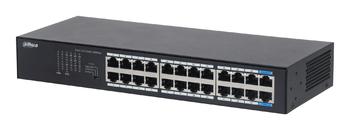 Switch|DAHUA|DH-S3024-24GT|Switch type Unmanaged|Switch layer L2|Rack mounting Yes|Stackable Yes|Form factor Desktop/Wall-Mounting|24xRJ-45 ports|RJ-45 Ports Type Gigabit Ethernet (10/100/1000)|24xGigabit Ethernet (copper) ports quantity|S3024-24GT