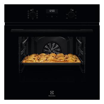 Electrolux 600 SteamBake, 65 L, juoda - Įmontuojama orkaitė