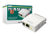 Digitus | Fast Ethernet Print Server, 1-Port 1x RJ45, 1x DB-36-pin male Centronics | DN-13001-1 | White