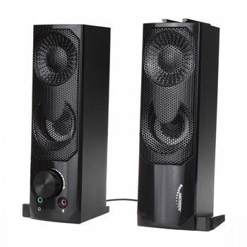 Audiocore 3Wx2 kompiuterinė garso juosta, LED, USB 5v, linijinis įėjimas, AC955