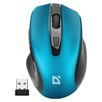 DEFENDER WIRELESS MOUSE PRIME TURQUOISE 52054