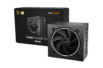 Power Supply|BE QUIET|Pure Power 13|850 Watts|Peak Power 900 Watts|Efficiency 80 PLUS GOLD|PFC Active|MTBF 100000 hours|BP027EU