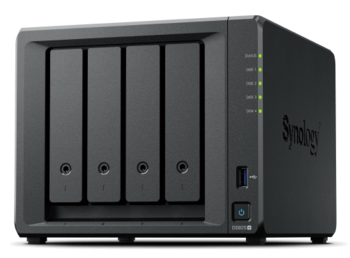 SYNOLOGY DS925+ DiskStation 4-bay NAS server - AMD Ryzen V1500B 4GB DDR4 4x 2.5/3.5 HDD/SSD 2x M.2 2280 NVMe SSD 2x 2.5GbE