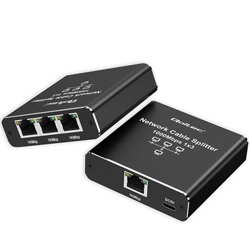 Splitter Ethernet mini SWITCH 1x3 RJ45 USB C