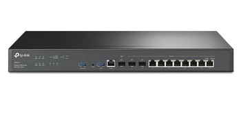 TP-LINK | Omada VPN Router with 10G Ports | ER8411 | Mbit/s | 10/100/1000 Mbit/s | Ethernet LAN (RJ-45) ports 8 | Mesh Support No | MU-MiMO No | 4G