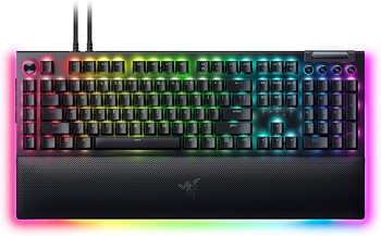 Razer BlackWidow V4 Pro Wired Mechanical Gaming Keyboard with Numeric keypad, RGB LED light and Yellow Switches - US layout