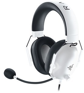 Razer BlackShark V2 X laidinės ausis uždengiančios žaidimų ausinės su mikrofonu - baltos