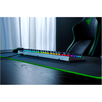 Razer | BlackWidow V4 X | Gaming Keyboard | Wired | Cyrillic | Yellow Mechanical Switches | Black
