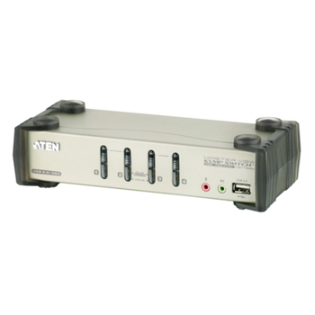 Aten | 4-Port PS/2-USB VGA/Audio KVMP Switch with OSD | CS1734B