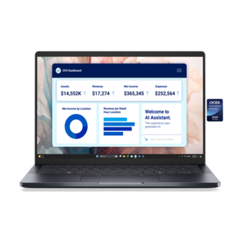 Dell Pro Premium 14 PA14250 - 14", IPS, WUXGA (1920&times;1200), Matinis | Intel Core Ultra 7 268V | 32GB LPDDR5X | 512GB SSD | Intel Arc Graphics | Windows 11 Pro | EN | ap&scaron;vietimas yra | 36 mėn.