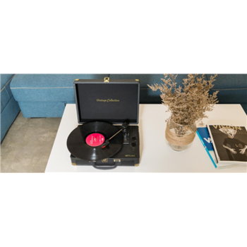 Muse | Turntable Stereo System | MT-103 GD | Black | 3 speeds | USB port | AUX in