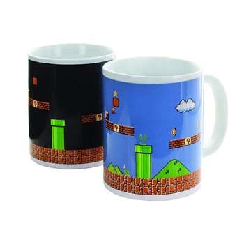 Super Mario Brothers puodelis | Reaguojantis į kar&scaron;tį 300ml