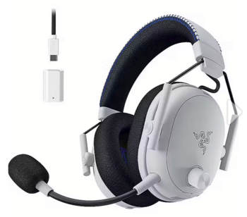 Razer BlackShark V3 Pro for PlayStation Gaming Headset, Over-Ear,Wireless,  White | Razer