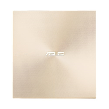 External DRW ASUS SDRW-08U9M-U, USB Type-C (connects to Macbook) and Type-A cables, Ultra-Slim, M-disk support, Gold
