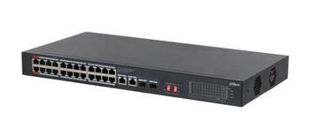 Switch|DAHUA|S3228-24GT-375|Switch type Unmanaged|Switch layer L2|Rack mounting Yes|26xRJ-45 ports|RJ-45 Ports Type Gigabit Ethernet (10/100/1000)|Power over Ethernet (PoE) Yes|24xPower over Ethernet (PoE) ports quantity|Total Power over Ethernet (PoE) budget 360 W|S3228-24GT-375
