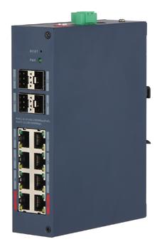 Switch|DAHUA|CHS4412-8GT-125|Switch type Managed|Switch layer L2|Form factor Desktop|8xRJ-45 ports|RJ-45 Ports Type Gigabit Ethernet (10/100/1000)|4xFiber ports quantity|Power over Ethernet (PoE) Yes|8xPower over Ethernet (PoE) ports quantity|2xPower over Ethernet 4PPoE (PoE++) ports quantity|Total Power over Ethernet (PoE) budget 125 W|CHS4412-8GT-125