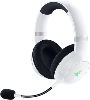 Razer Kaira Pro baltos spalvos bevielės Bluetooth ausis uždengiančios ausinės su mikrofonu, skirtos XBOX platformai