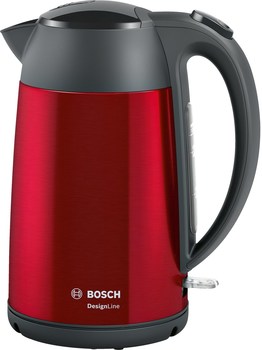 Bosch TWK3P424 elektrinis virdulys 1,7 L 2400 W Pilka, Raudona
