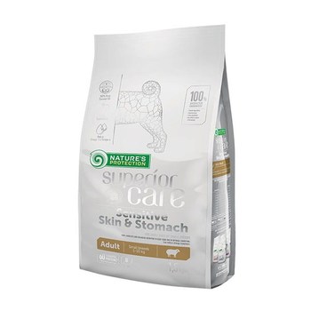 NATURE'S PROTECTION Superior Care Skin & Stomach Adult Small Lamb &ndash; sausas &scaron;unų maistas &ndash; 1,5 kg