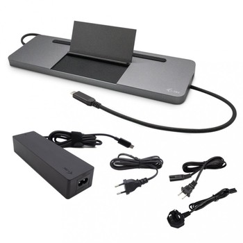 I-TEC USB-C Metal 4K 3xDisplay DS 1xHDMI1xVGA1xDP 1xSD+1xmicroSD CR 1xGLAN 1x3.5mmAudio 2xUSB 3.0 2xUSB 2.0 1xUSB-C PD+ Charger 100W
