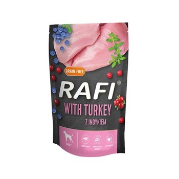 DOLINA NOTECI Rafi with turkey - drėgnas ėdalas &scaron;unims - 500g