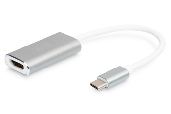 DIGITUS DA-70836 Graphic Adapter HDMI 4K 30Hz UHD to USB 3.0 Type C with audio aluminium
