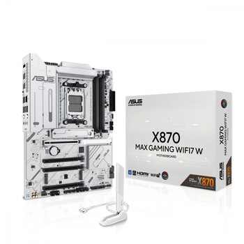 Mainboard|ASUS|AMD X870|SAM5|ATX|Memory DDR5|Memory slots 4|1xPCI-Express 3.0 16x|2xPCI-Express 4.0 16x|1xPCI-Express 5.0 16x|3xM.2|1xHDMI|4xUSB 2.0|4xUSB 3.2|2xUSB-C|1xOptical S/PDIF|1xRJ45|3xAudio port|X870MAXGAMINGWIFI7W