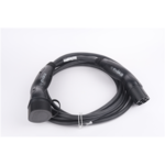 Evaka EV Charging Cable Type 2-Type 2, 22 kW, 32 A, 5 x 6 mm2, 1 x 0.5 mm2, 5 m | ITGAM3871 | Black