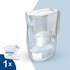 MODELIS: 1058040<br />Brita Style Essential+1 Maxtra Pro PP filtravimo ąsotis (baltas)