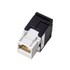 MODELIS: MB001<br />Alantec MB001 laido jungtis RJ45 Juoda, Balta
