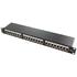 MODELIS: NP0048<br />Komutacinė panelė LogiLink 19'' Cat.6 STP 24 ports, juoda